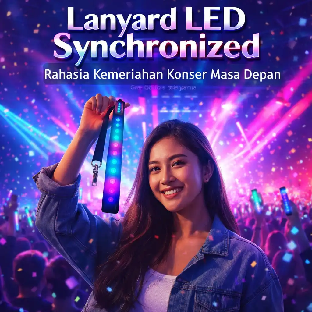 Lanyard LED Synchronized Rahasia Kemeriahan Konser Masa Depan