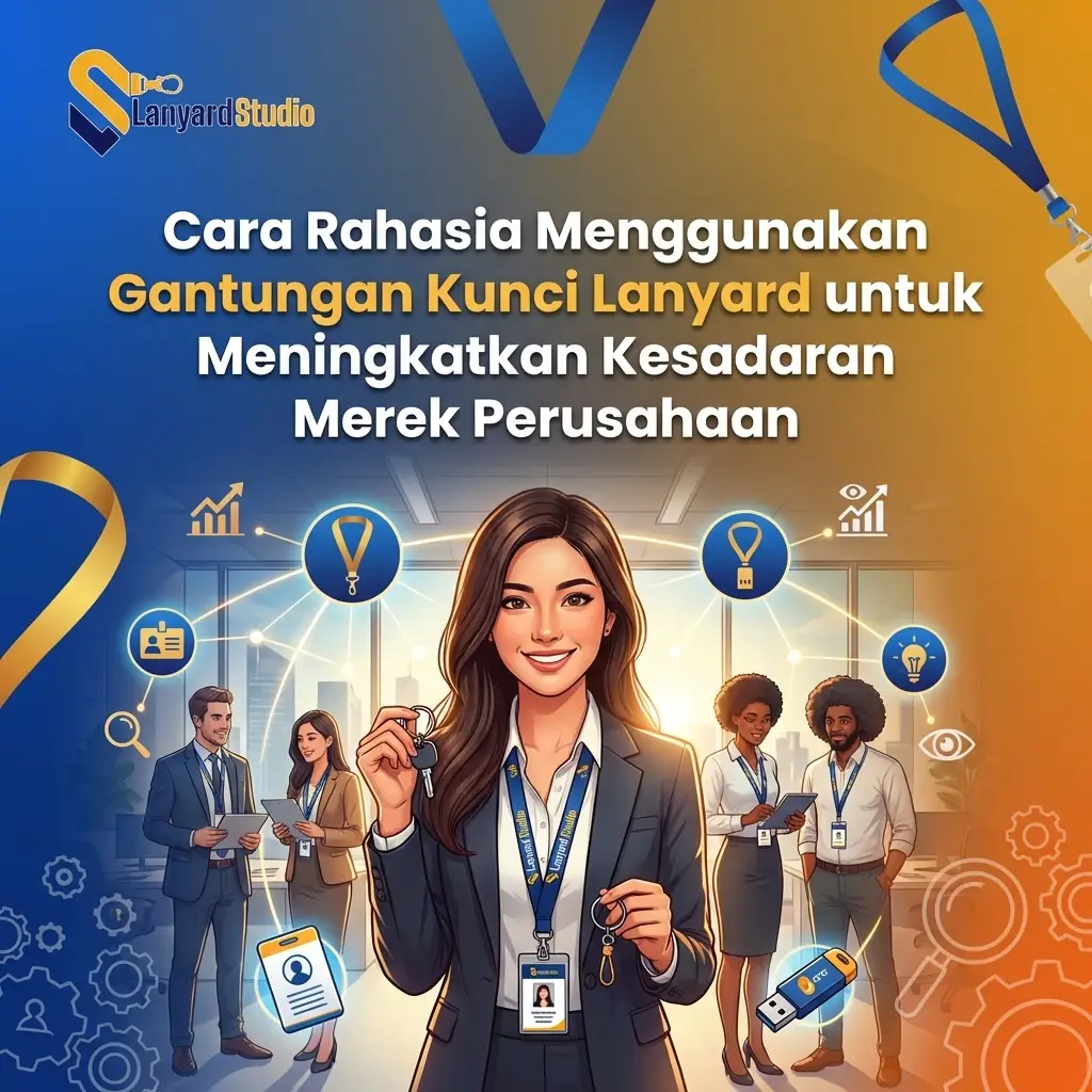 Cara Rahasia Gantungan Kunci Lanyard Meningkatkan Brand Awareness Perusahaan