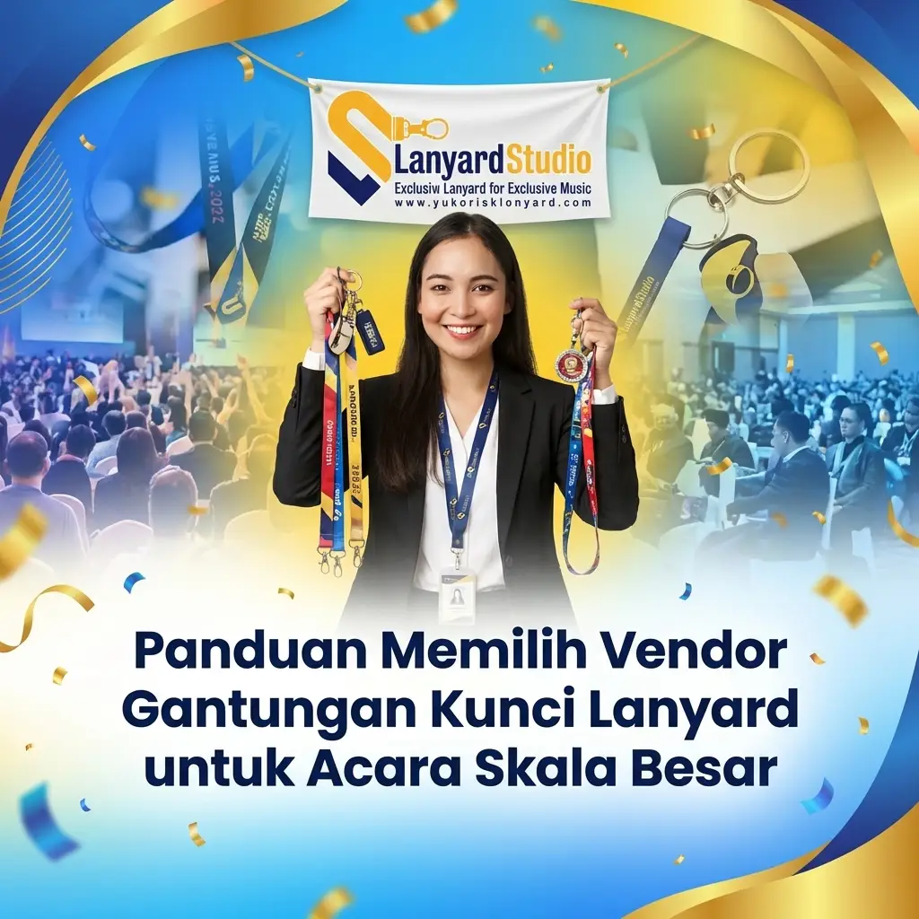 Panduan Memilih Vendor Gantungan Kunci Lanyard Untuk Event Skala Besar