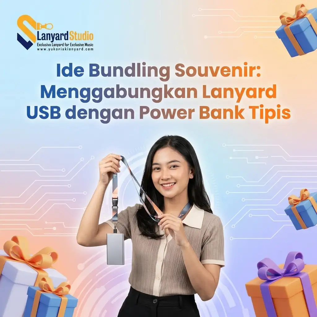 Ide Bundling Souvenir: Menggabungkan Lanyard USB dengan Powerbank Slim