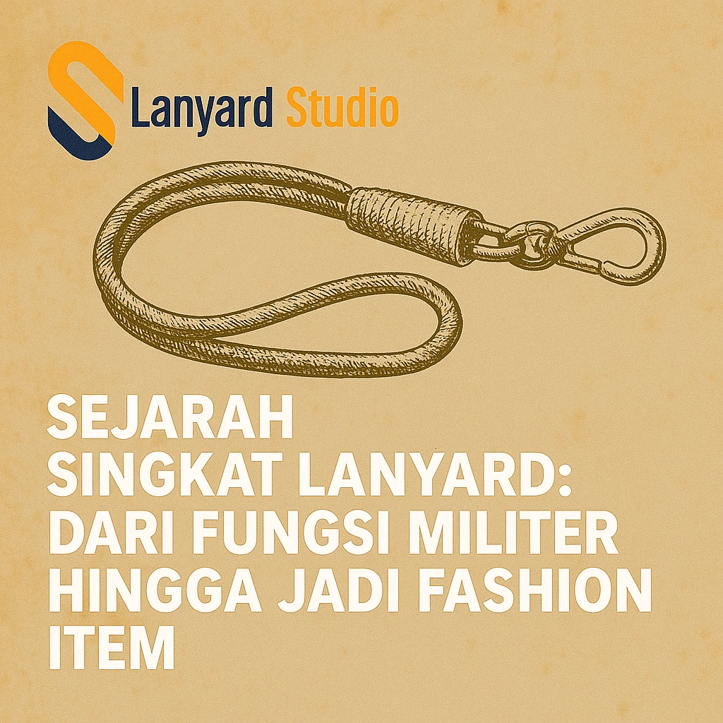 sejarah lanyard dari fungsi militer hingga fashion