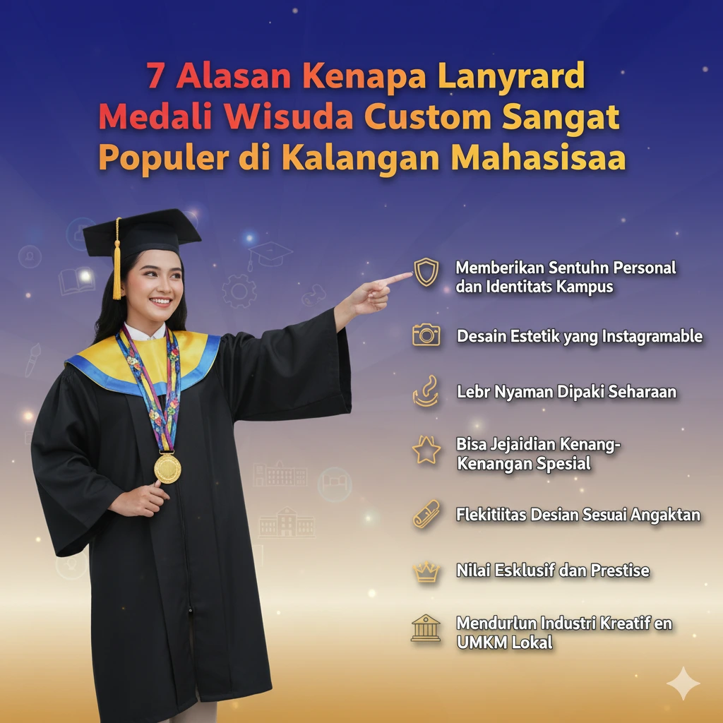 7 Alasan Kenapa Lanyard Medali Wisuda