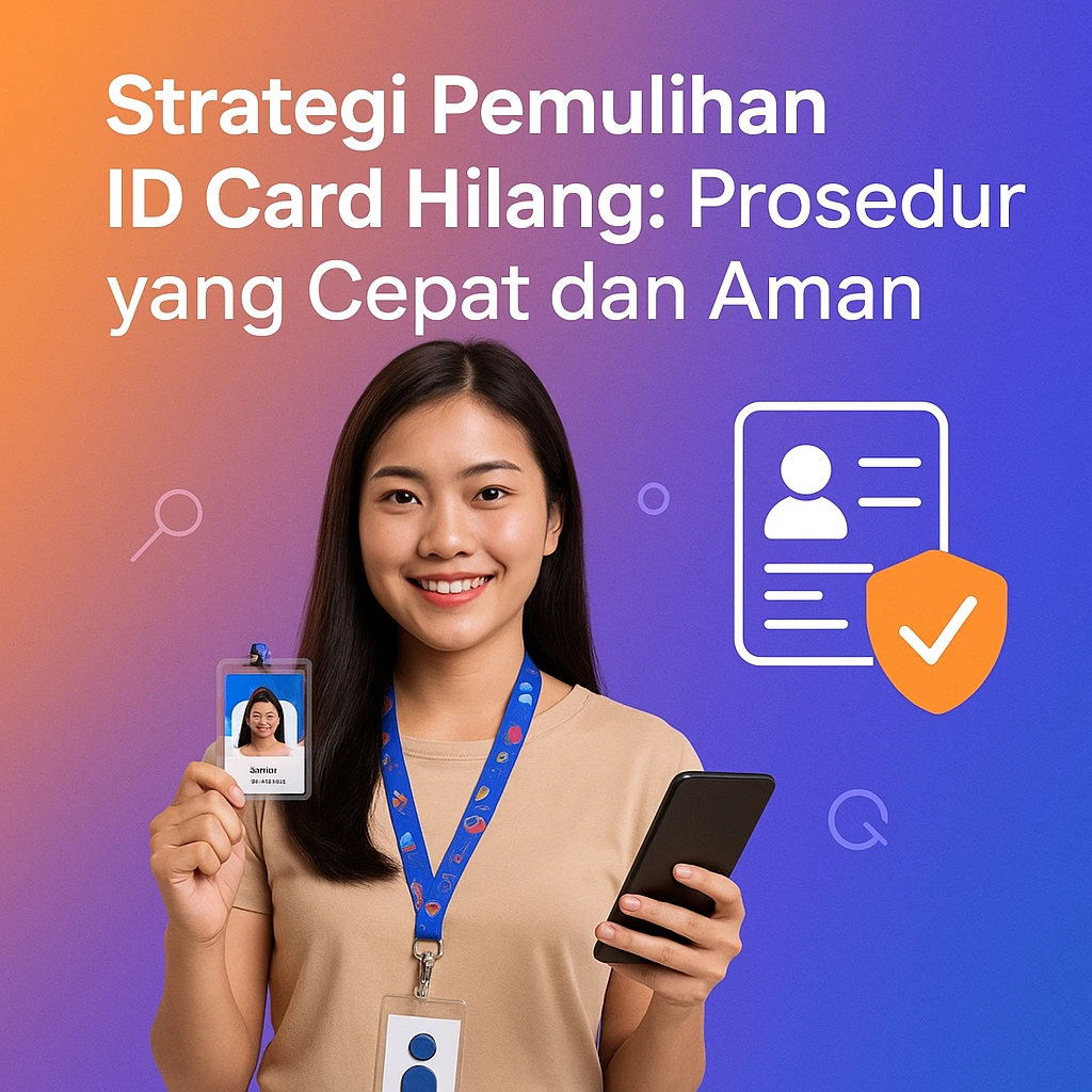 strategi pemulihan id card hilang