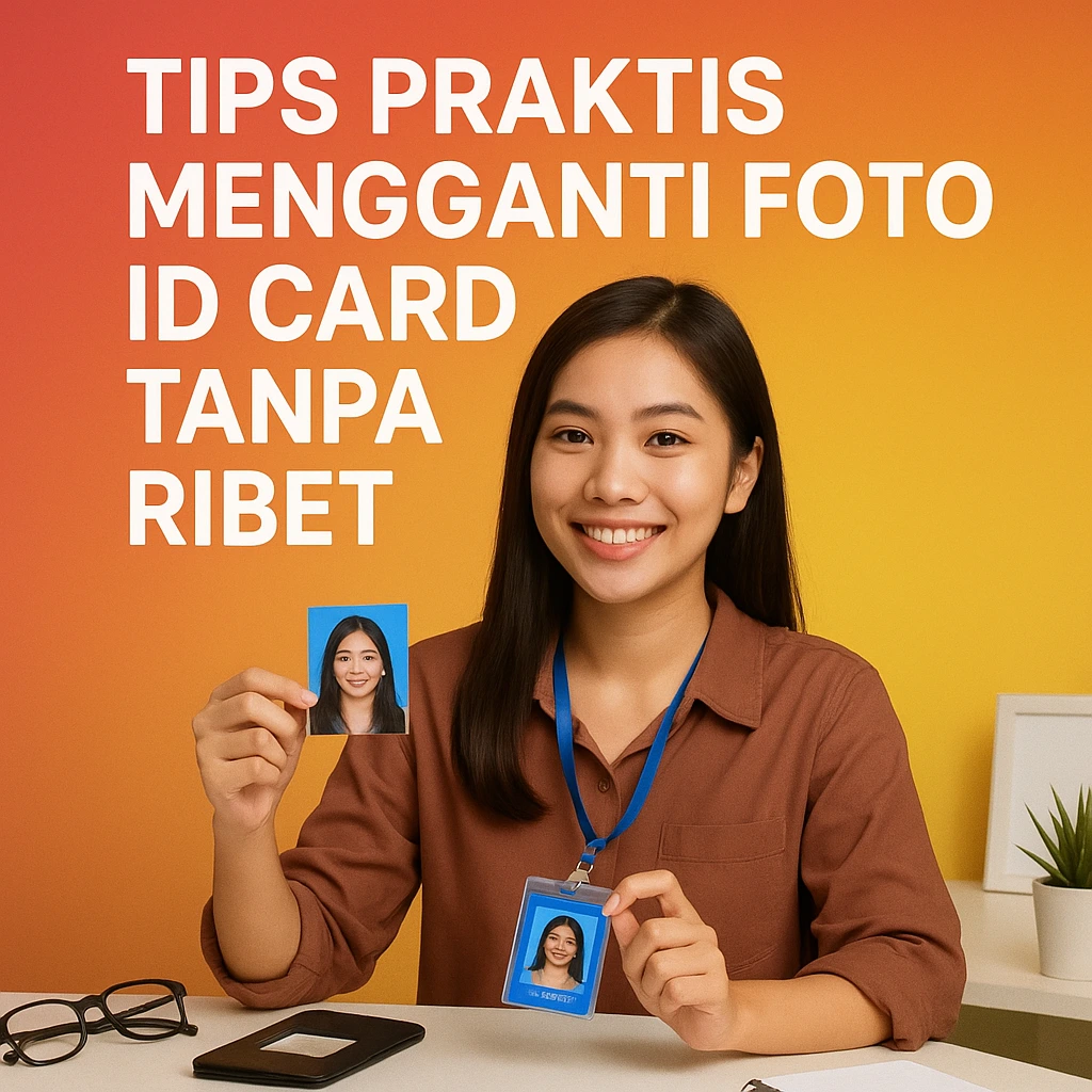 tips mengganti foto id card