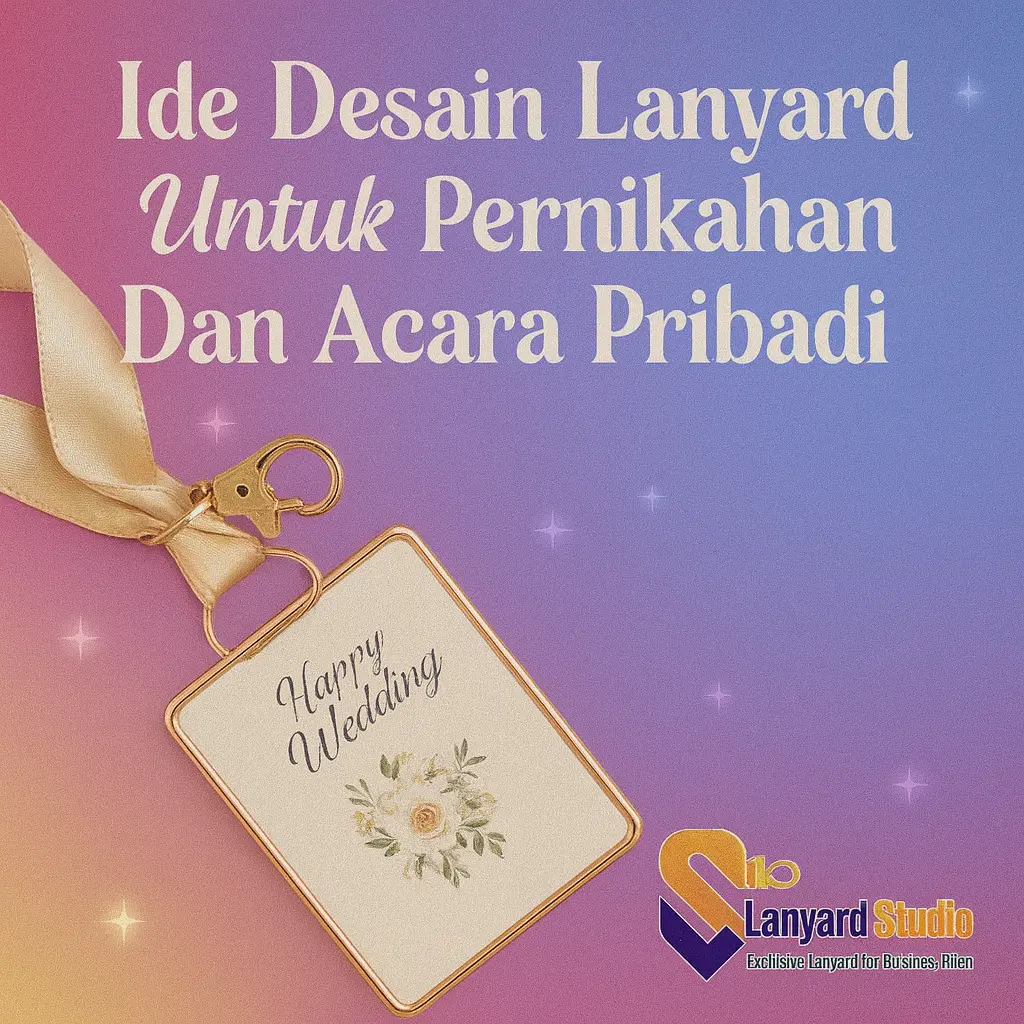 Ide Desain Lanyard Untuk Pernikahan Dan Acara Pribadi