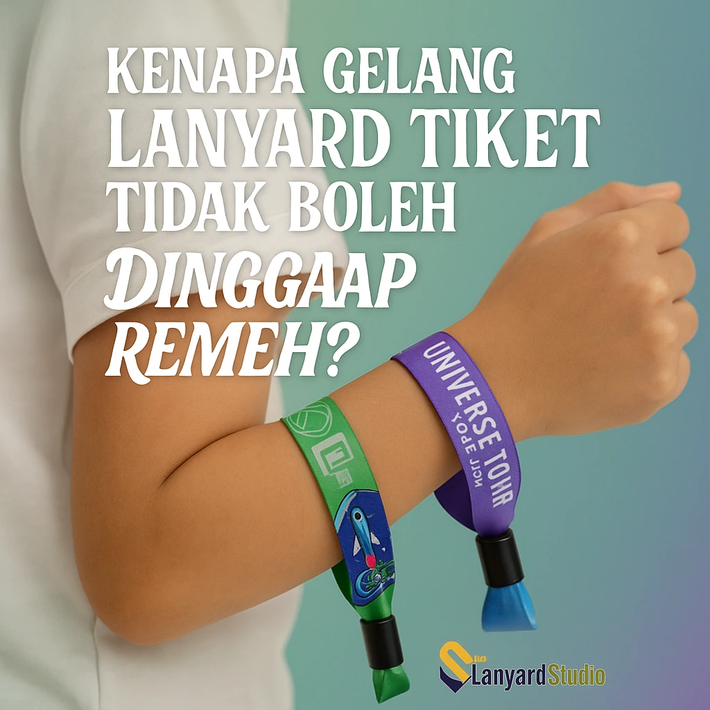 Kenapa Gelang Lanyard Tiket Tidak Boleh Dianggap Remeh?