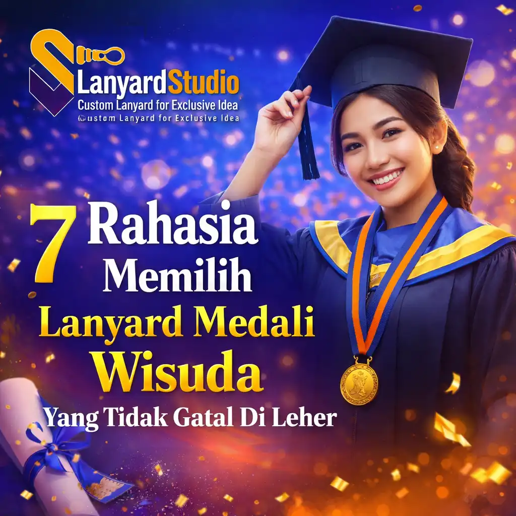 7 Rahasia Memilih Lanyard Medali Wisuda Yang Tidak Gatal Di Leher