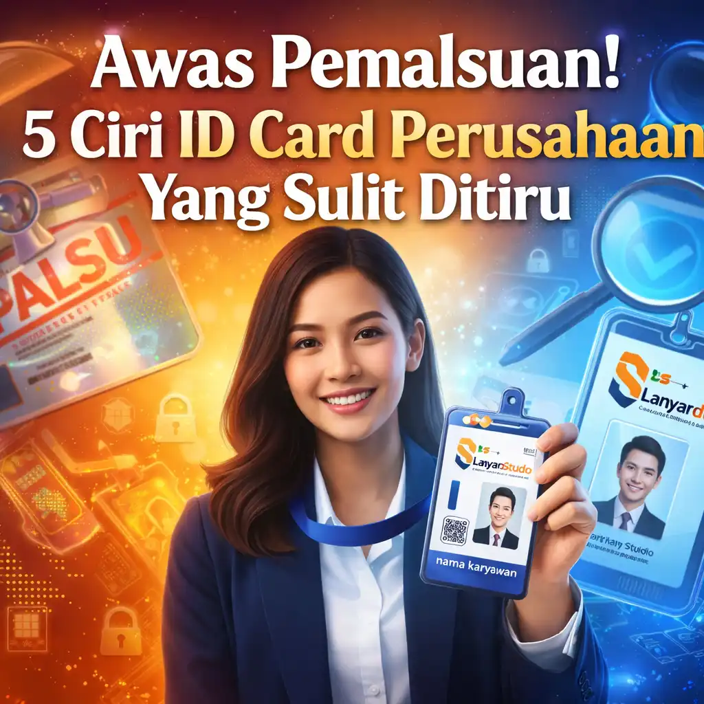Awas Pemalsuan! 5 Ciri ID Card Perusahaan Yang Sulit Ditiru