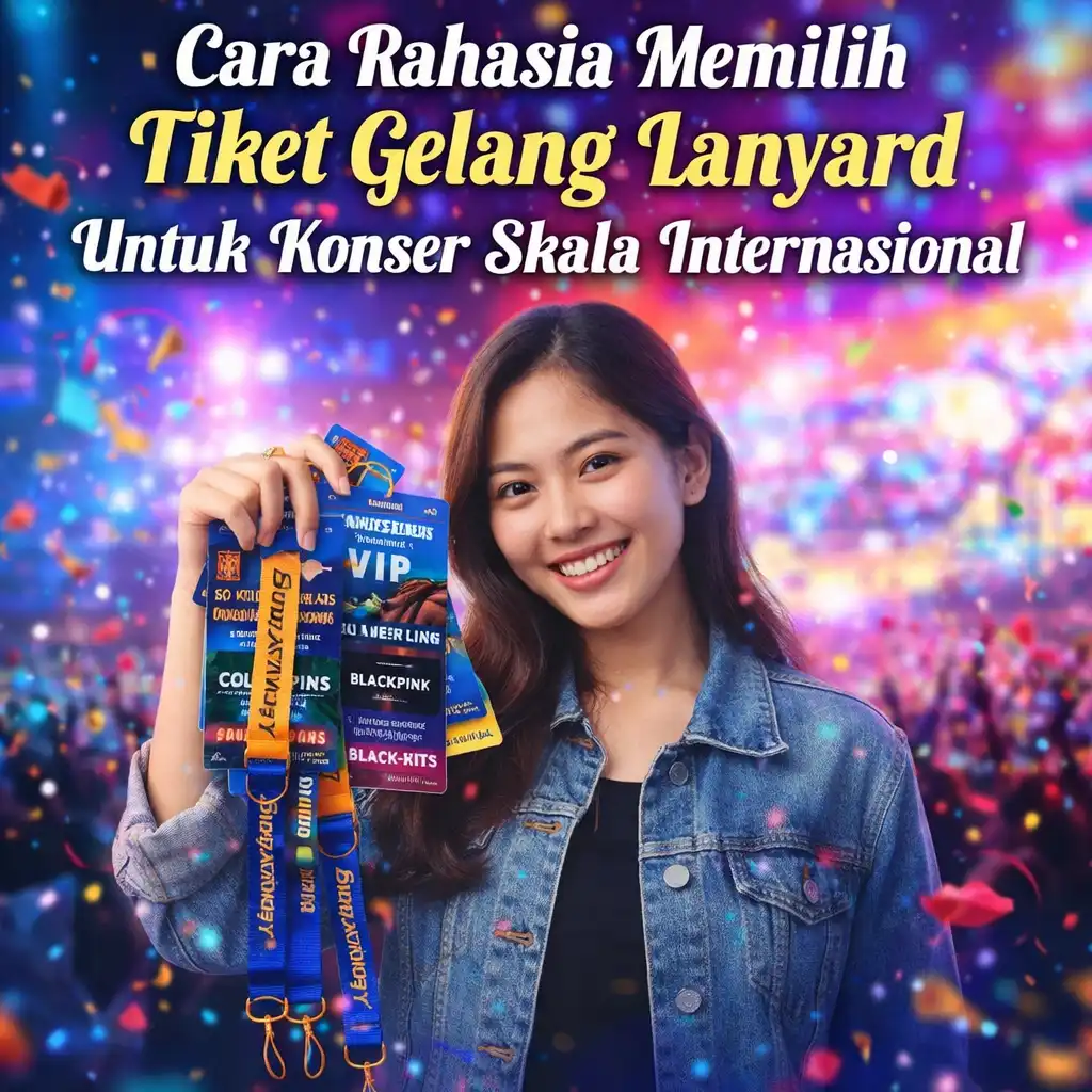 Cara Rahasia Memilih Tiket Gelang Lanyard Untuk Konser Skala Internasional