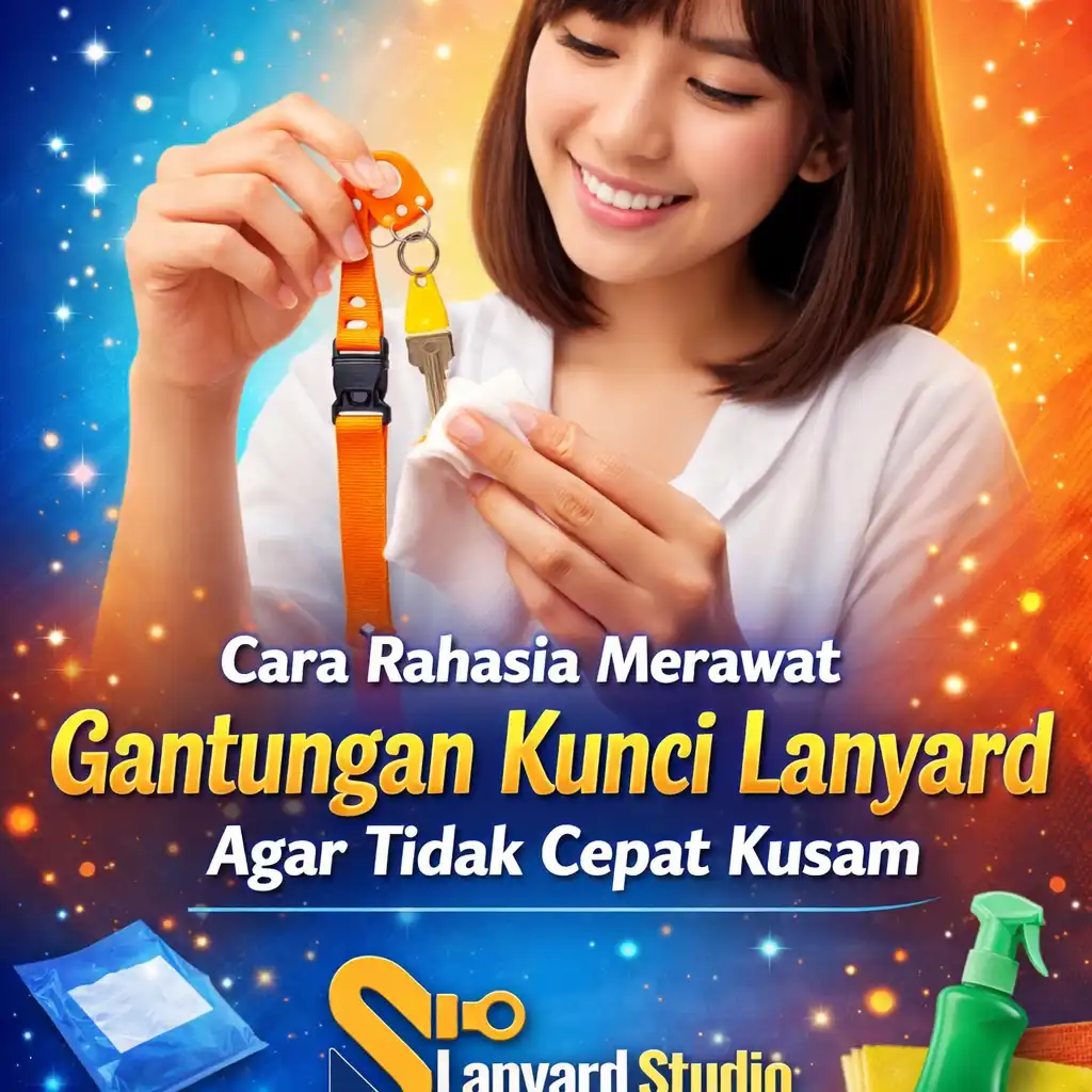 Cara Rahasia Merawat Gantungan Kunci Lanyard Agar Tidak Cepat Kusam
