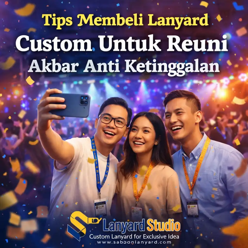 Tips Membeli Lanyard Custom Untuk Reuni Akbar Anti Ketinggalan