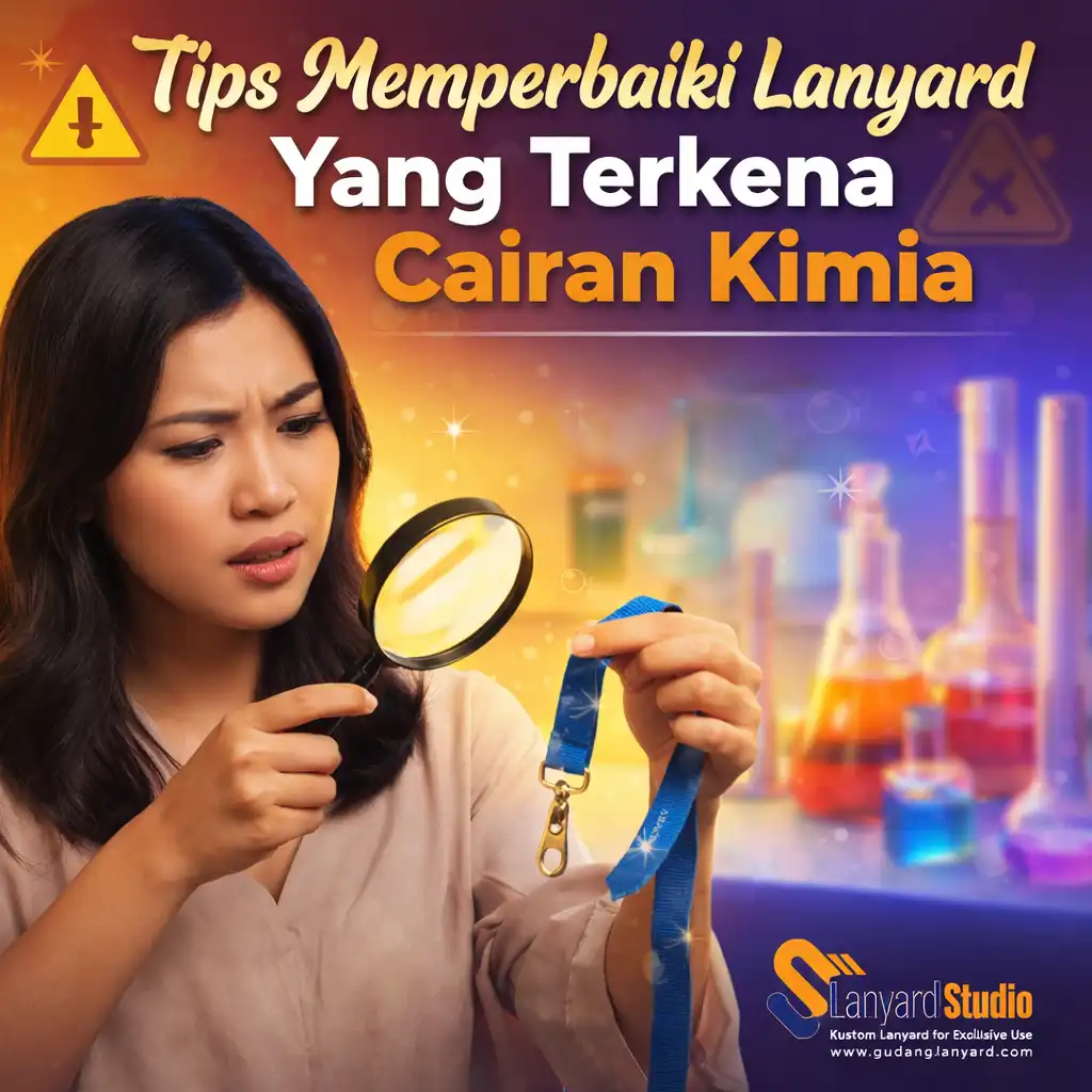 Tips Memperbaiki Lanyard Yang Terkena Cairan Kimia