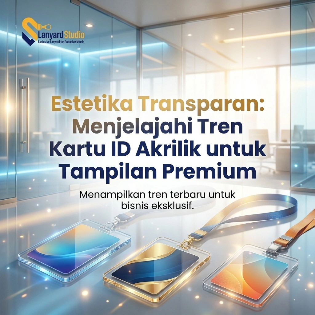 Estetika Transparan Menjelajahi Trend ID Card Akrilik untuk Kesan Premium