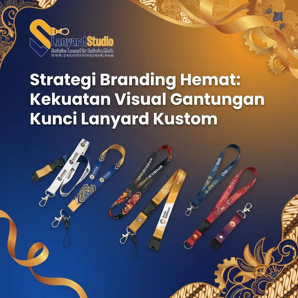Strategi Branding Murah Kekuatan Visual Gantungan Kunci Lanyard Custom