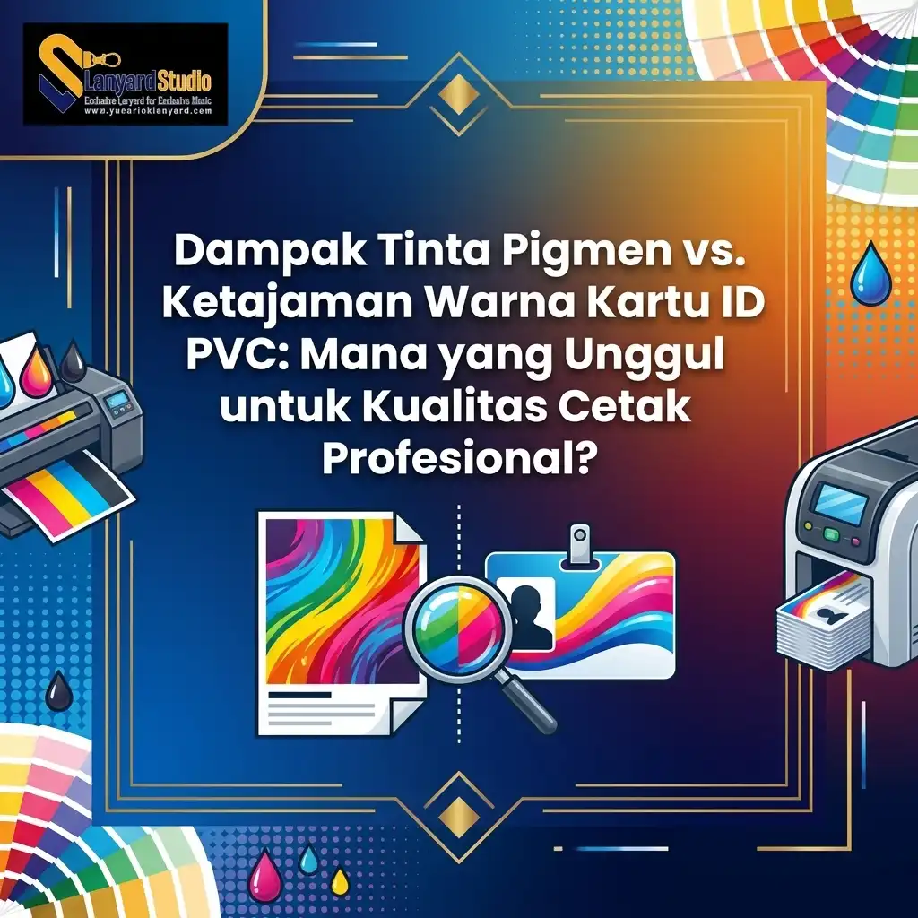 Dampak Penggunaan Tinta Pigmen VS Ketajaman Warna ID Card PVC Mana yang Lebih Unggul Untuk Kualitas Cetak Profesional?