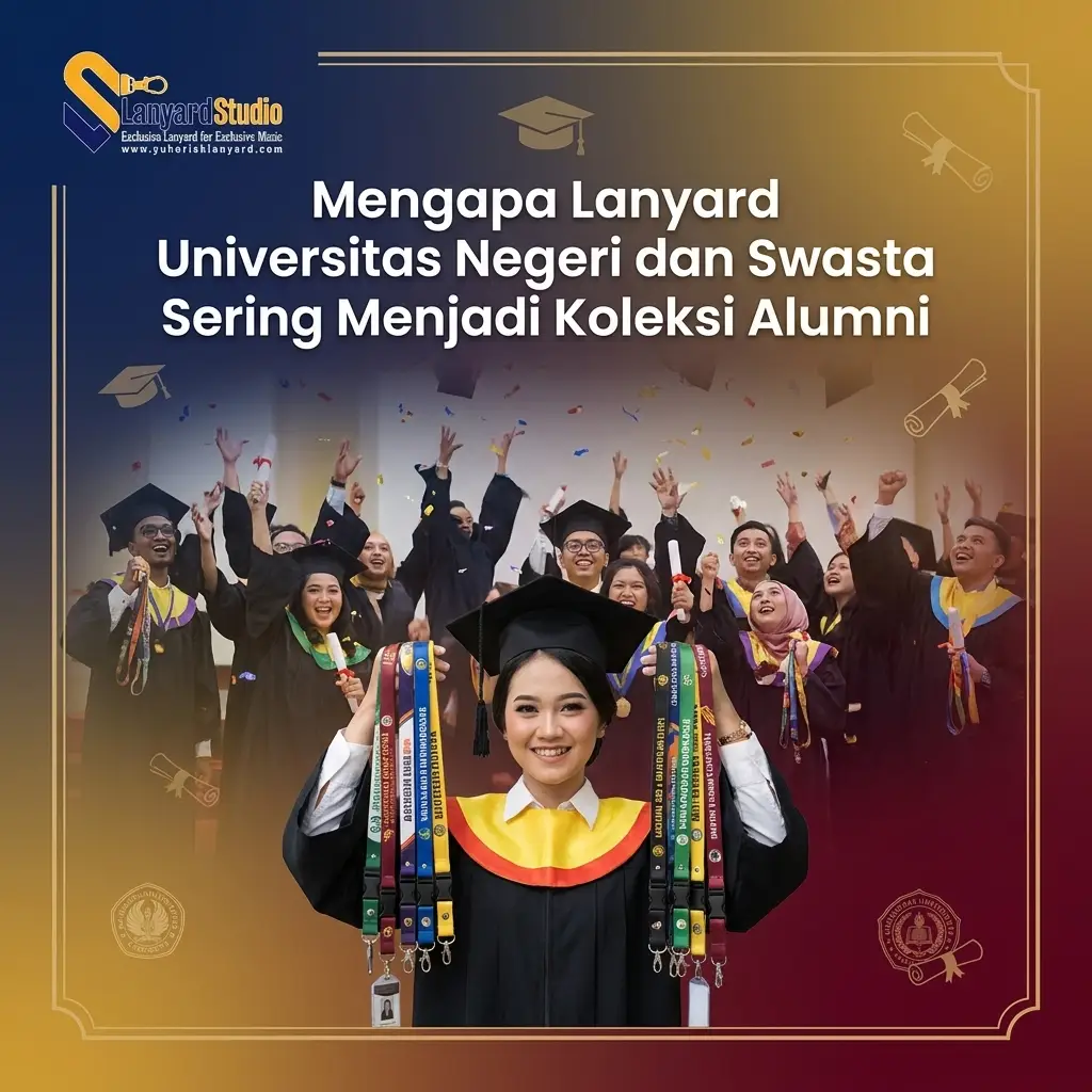 Mengapa Lanyard Universitas Negeri dan Swasta Sering Menjadi Barang Koleksi bagi Para Alumni