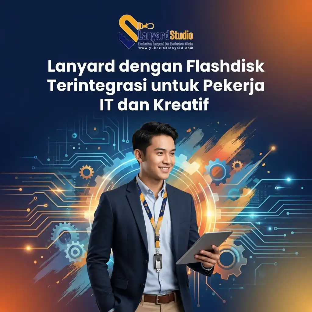 Mengintegrasikan Gantungan Flashdisk pada Lanyard untuk Pekerja IT dan Kreatif