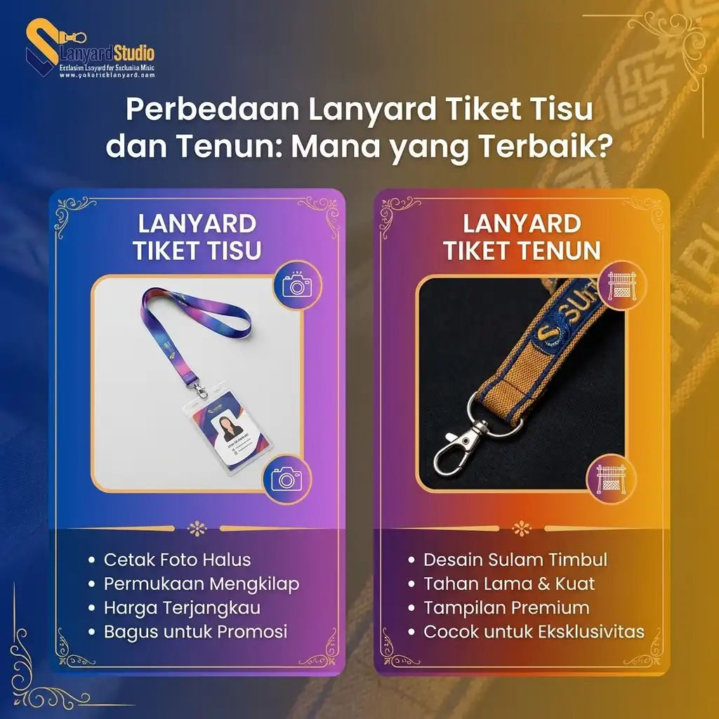 Perbandingan-Fisik-Lanyard-Gelang-Tiket-Bahan-Tissue-Dan-Tenun-Woven